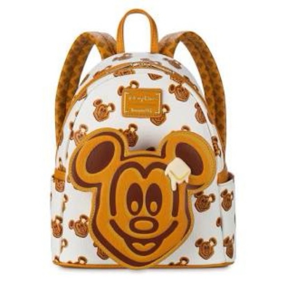 NWT Disney Loungefly Mickey waffle Backpack